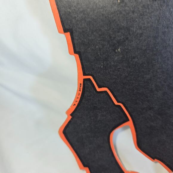 Vintage Beistle Halloween Black Cat Moveable Jointed Die Cut Pair 1960s Decor - Picture 14 of 14